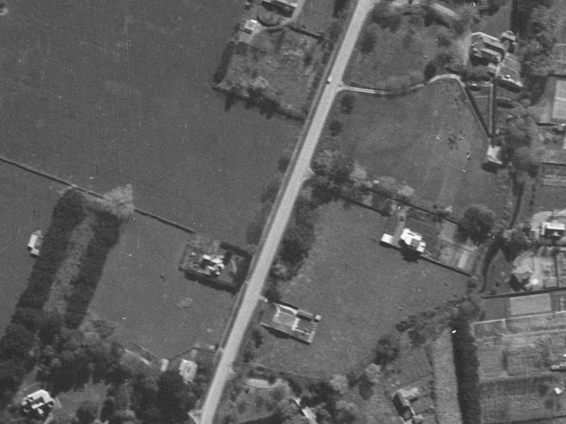 53–67 Clyde Road from the air, 1940-1944