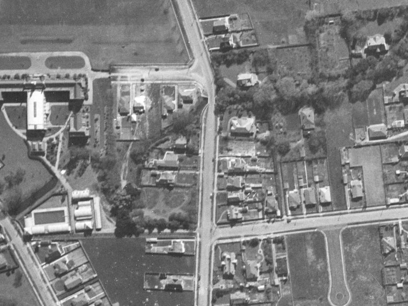 61 Straven Road from the air, 1940-1944