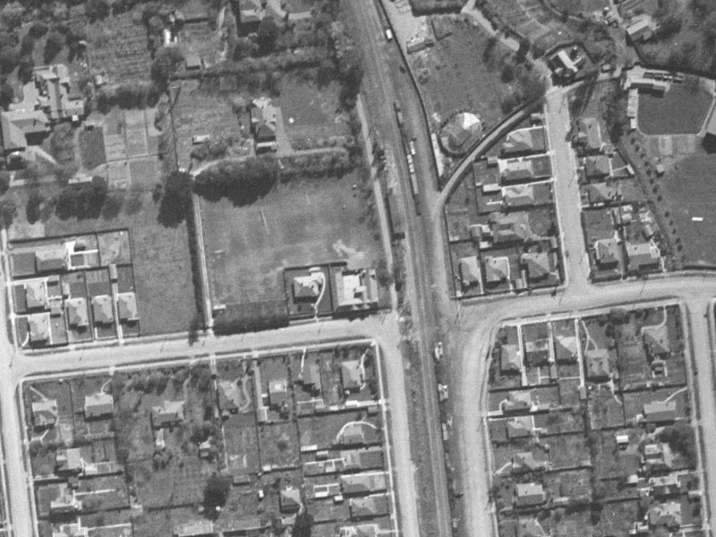 50B Matai Street West from the air, 1940-1944