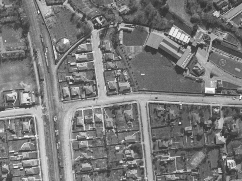 34 Matai St East from the air, 1940-1944