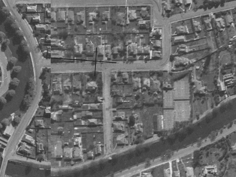 20 Templar Street from the air, 1940-1944