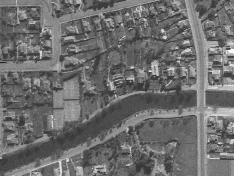 73 River Road from the air, 1940-1944