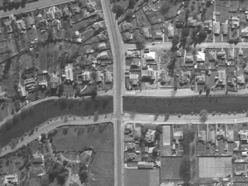 104 River Road from the air, 1940-1944
