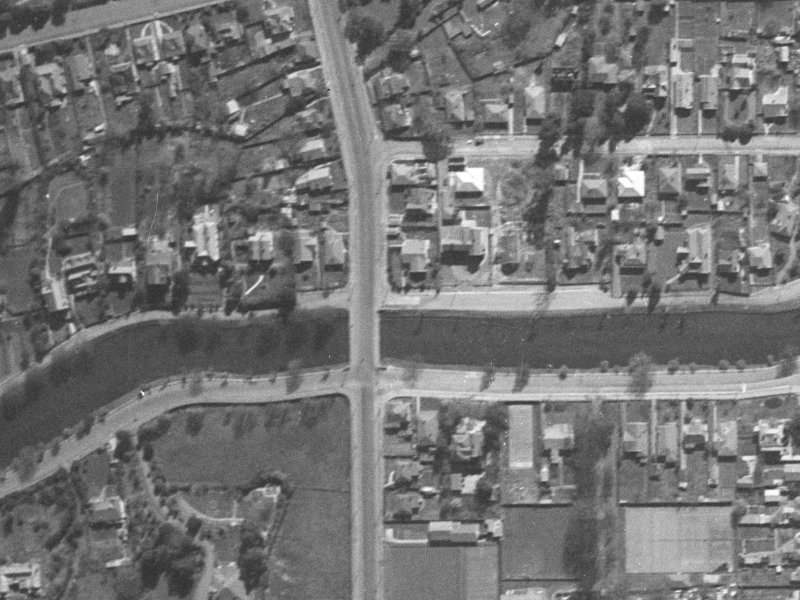 109 River Road from the air, 1940-1944