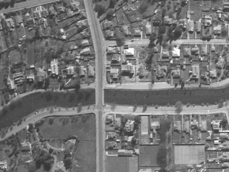 106 River Road from the air, 1940-1944