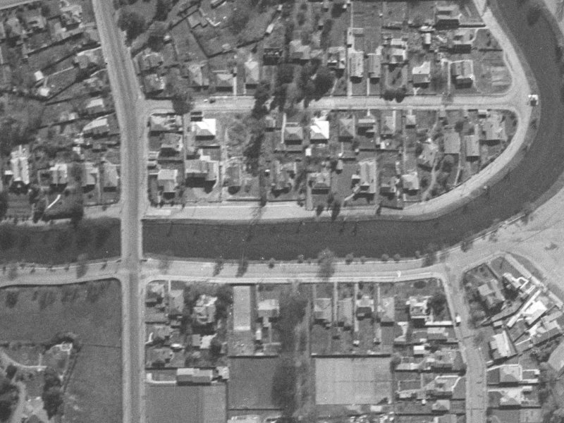119 River Road from the air, 1940-1944