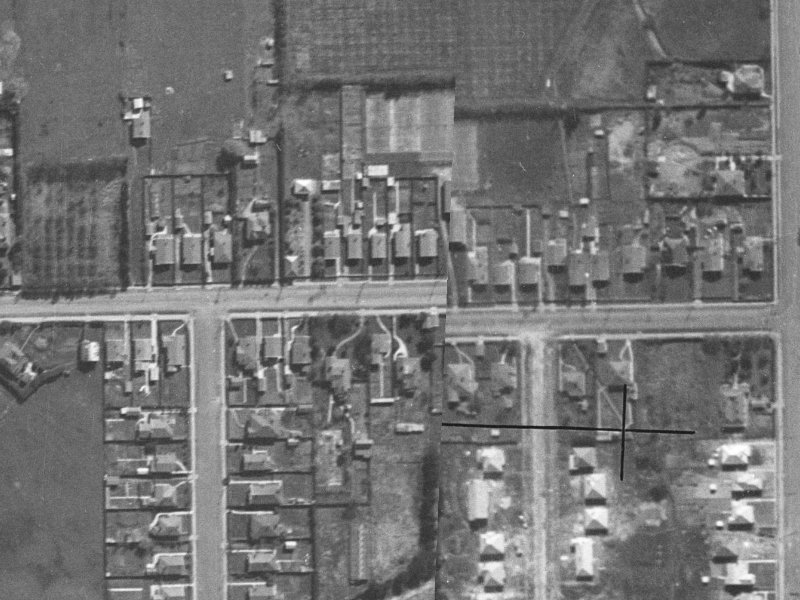 303 Woodham Road from the air, 1940-1944