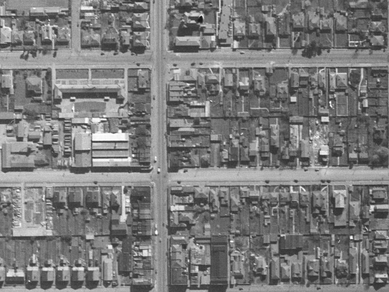 127 Peterborough Street from the air, 1940-1944