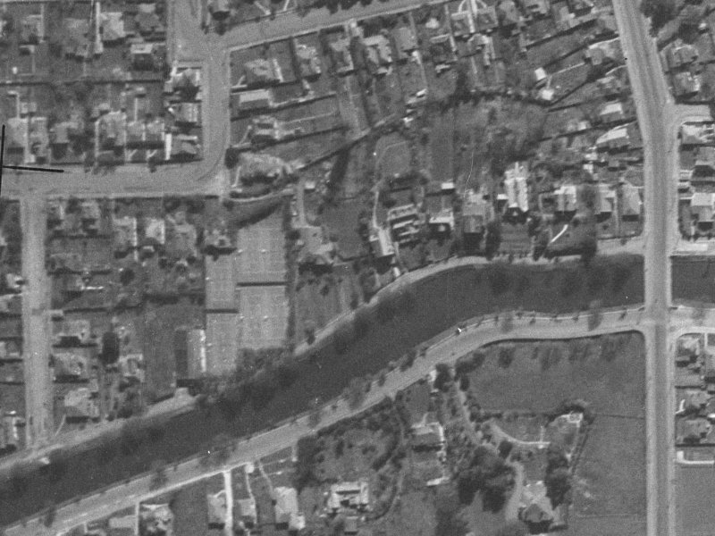 66 River Road from the air, 1940-1944