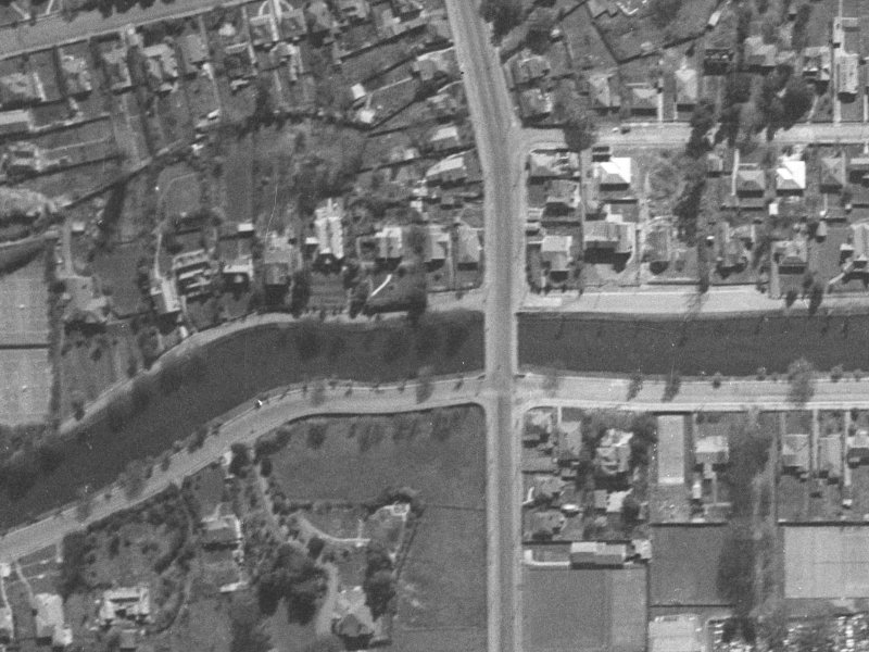 95 River Road from the air, 1940-1944