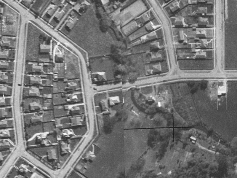 98 Kahu Road from the air, 1940-1944