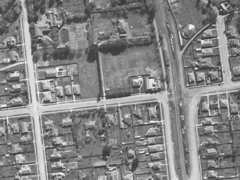 56 MATAI St W from the air, 1940-1944