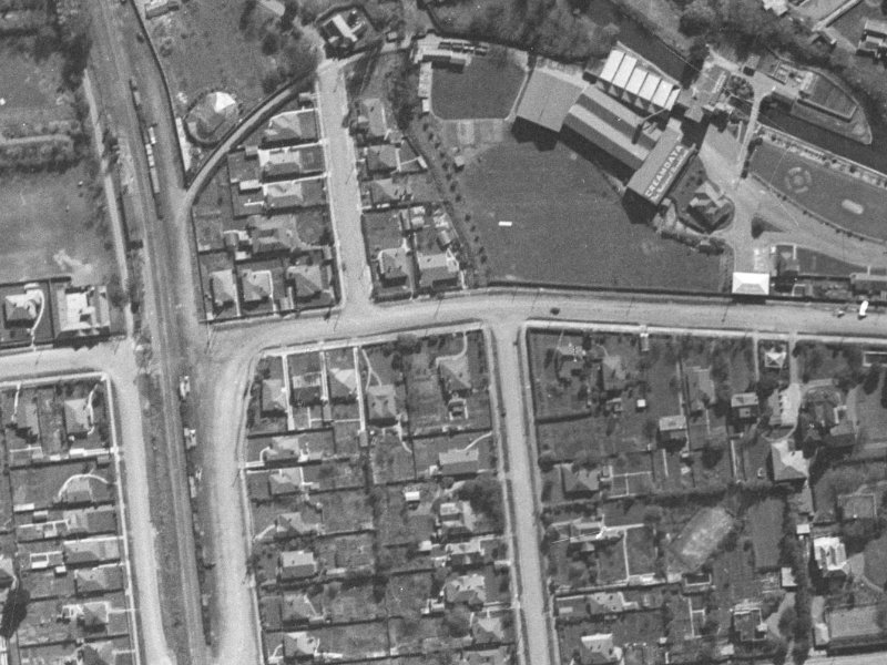 11 Matai Street East from the air, 1940-1944