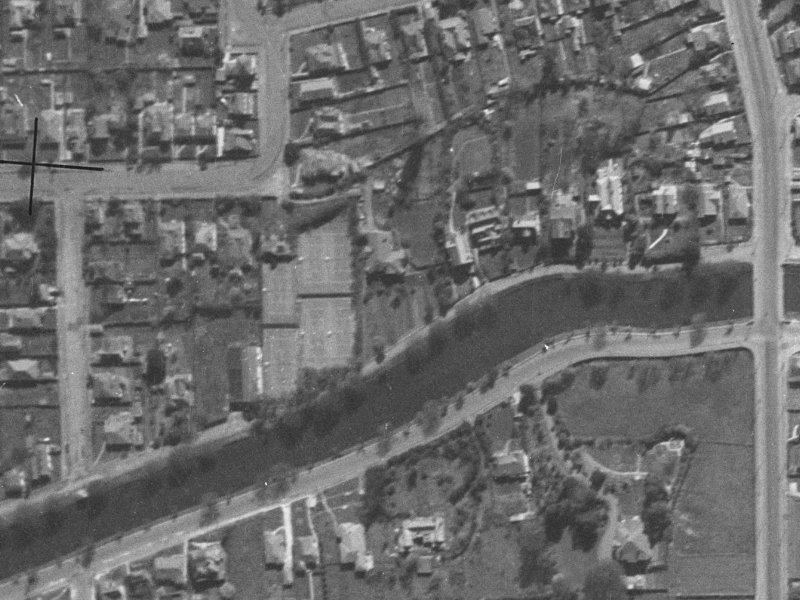 60 River Road from the air, 1940-1944