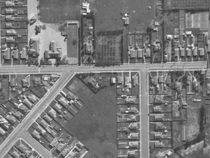 228 Woodham Road from the air, 1940-1944