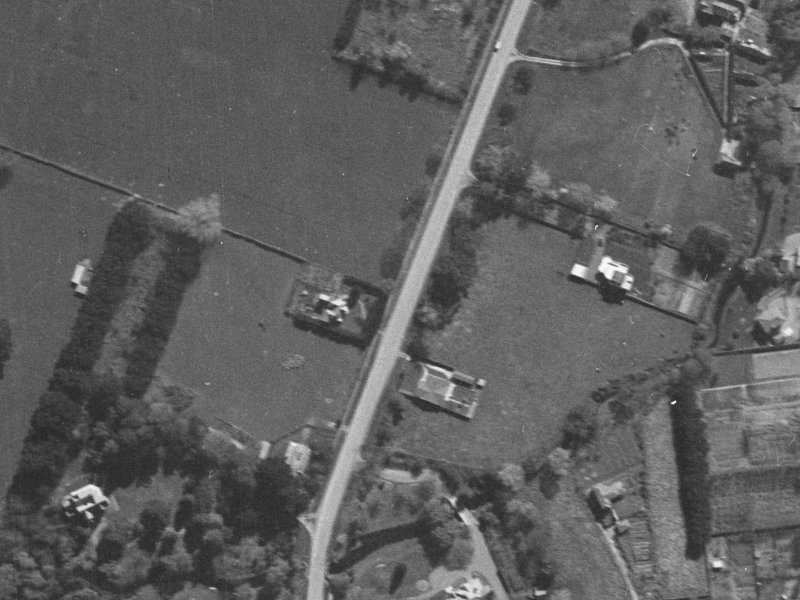 62 Clyde Road from the air, 1940-1944