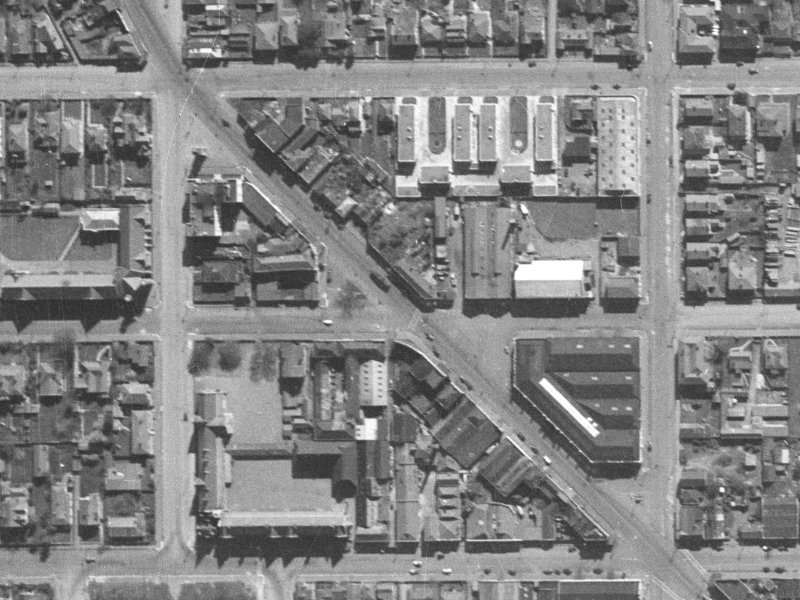 48 Victoria Street from the air, 1940-1944