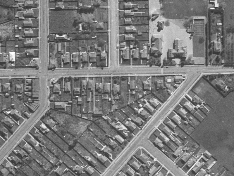 192 Woodham Road from the air, 1940-1944