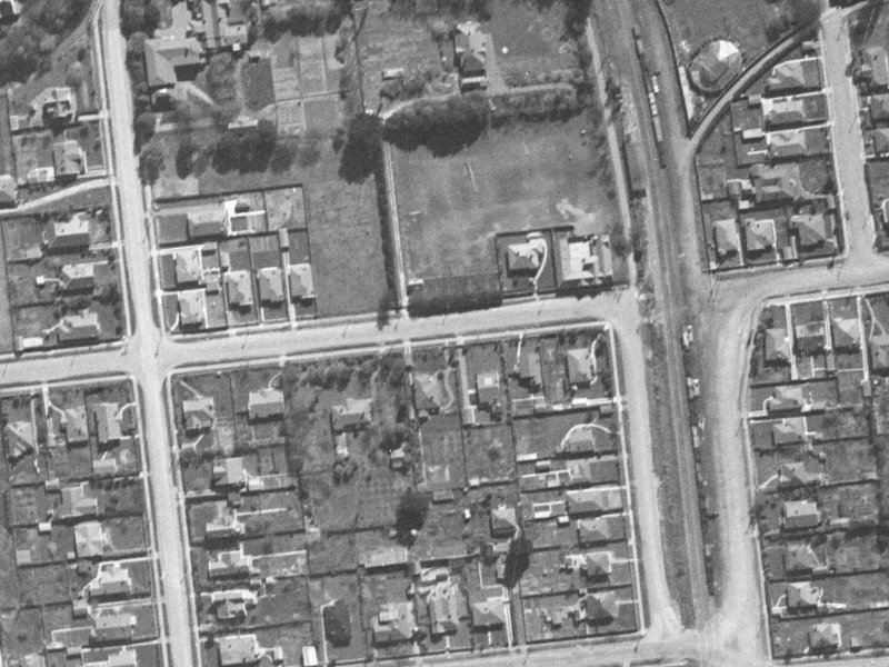 56 Matai Street West from the air, 1940-1944