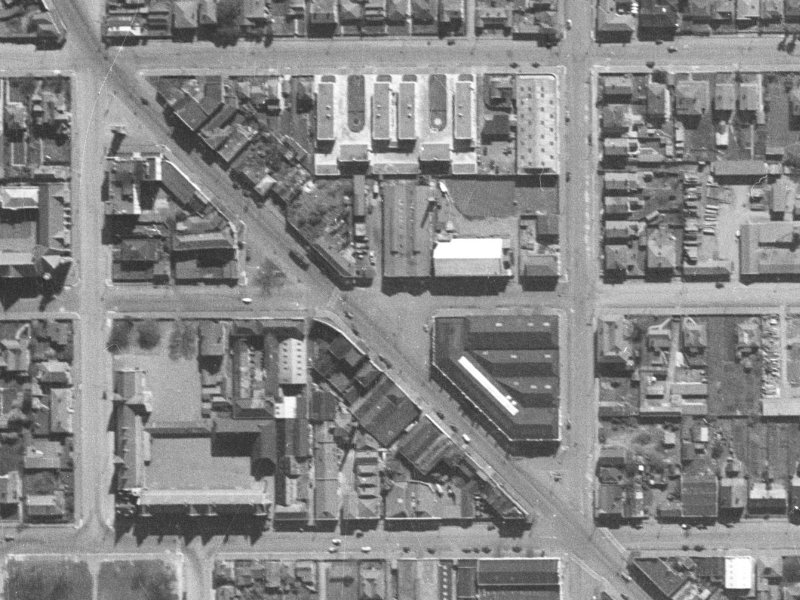54 Peterborough Street from the air, 1940-1944