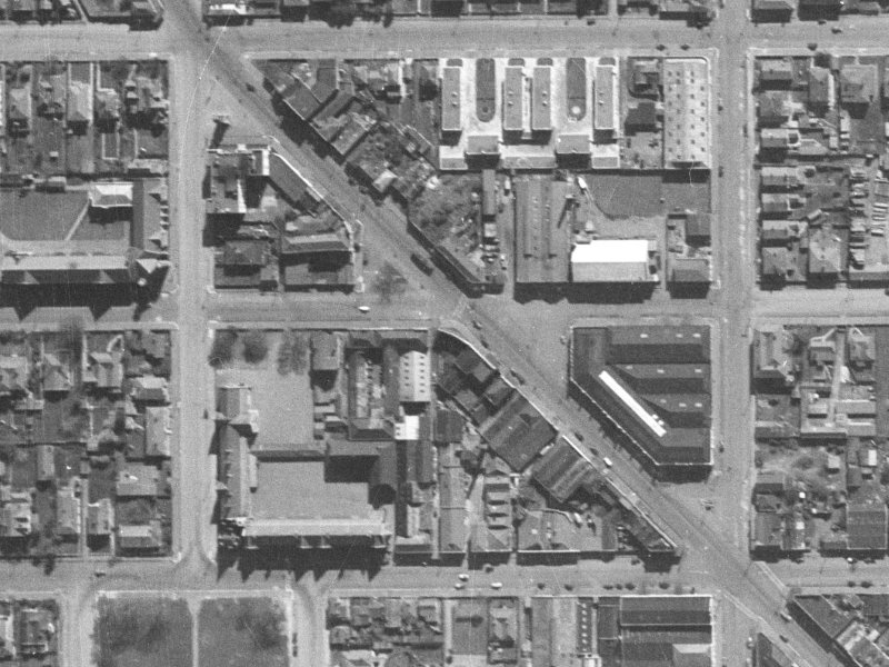 77 Victoria Street from the air, 1940-1944