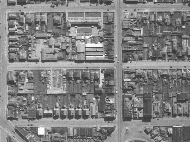 110 Peterborough Street from the air, 1940-1944