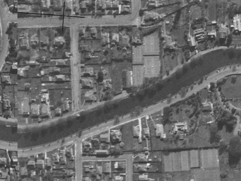 43 River Road from the air, 1940-1944