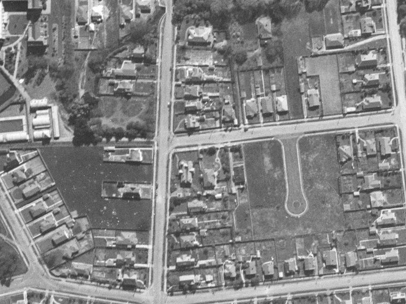 85 Matai Street from the air, 1940-1944