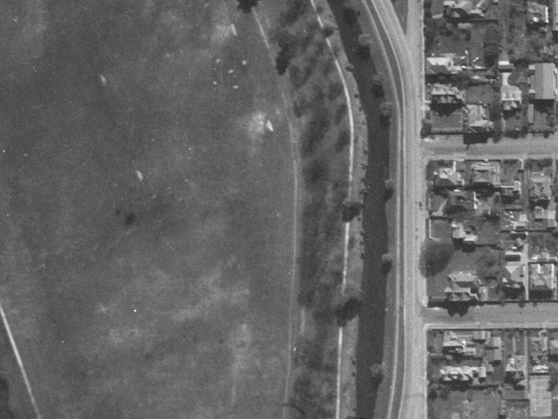 49 Park Terrace from the air, 1940-1944
