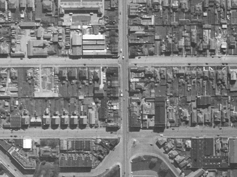 809 Colombo Street from the air, 1940-1944