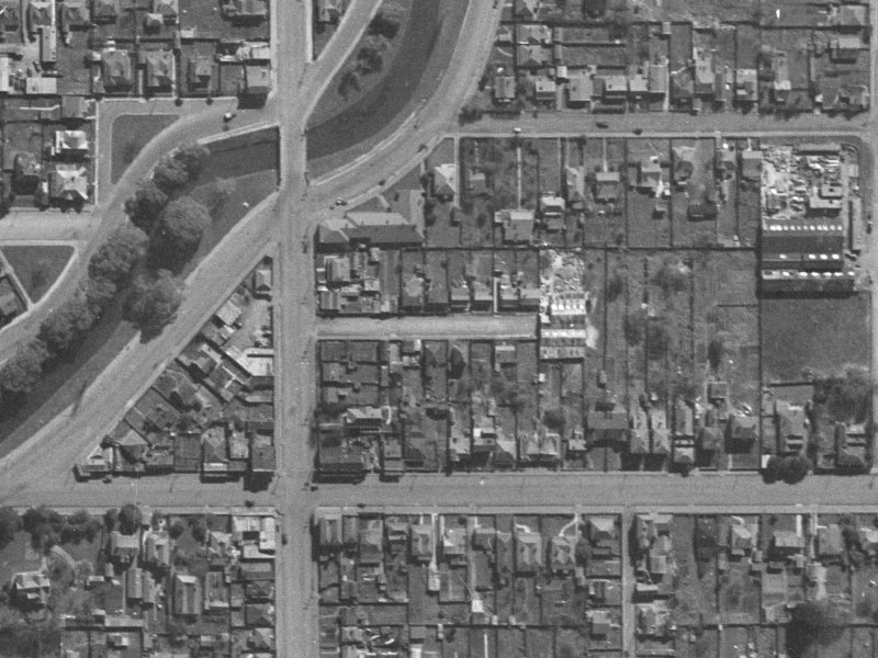 Nova Place from the air, 1940-1944