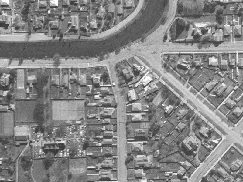50 Trent Street from the air, 1940-1944
