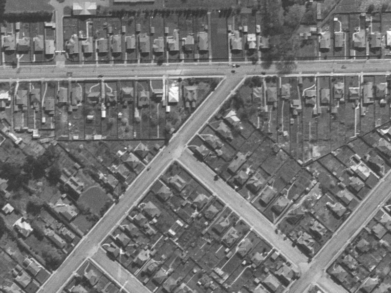 170 Tancred Street from the air, 1940-1944