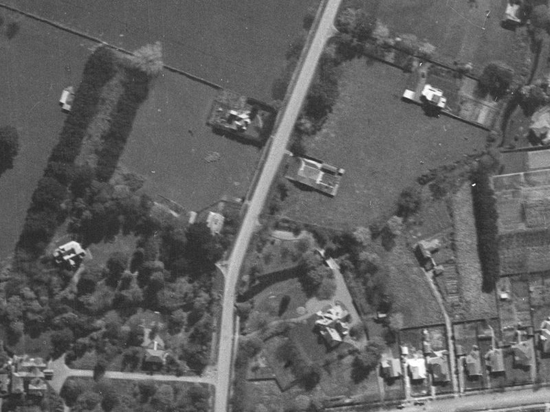 56D Clyde Road from the air, 1940-1944