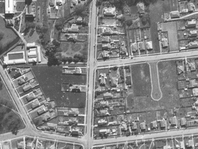 48 Straven Road from the air, 1940-1944