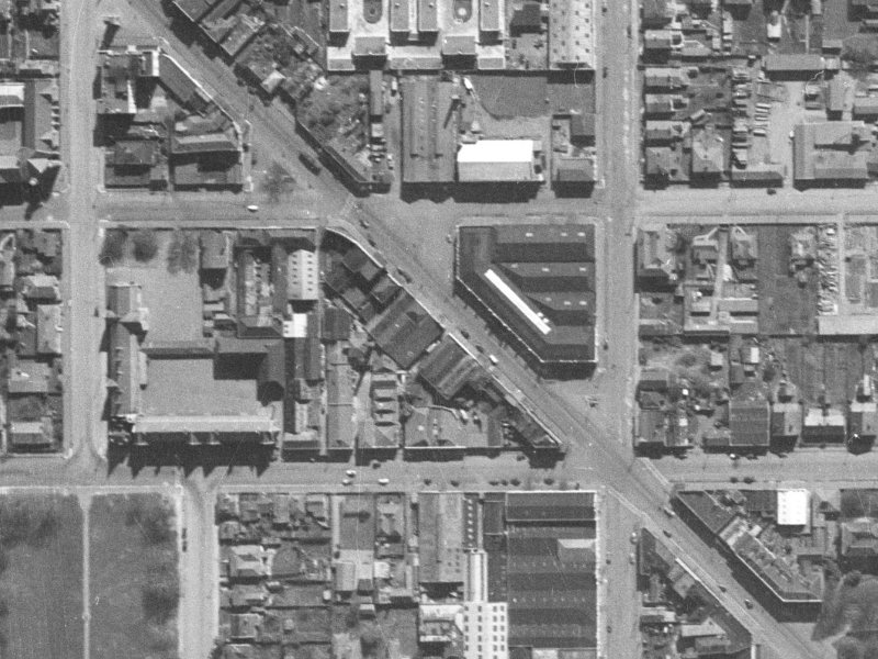 61 Victoria Street from the air, 1940-1944