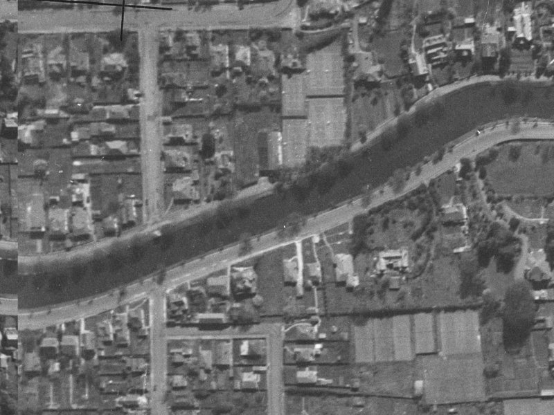 52 Avonside Drive from the air, 1940-1944