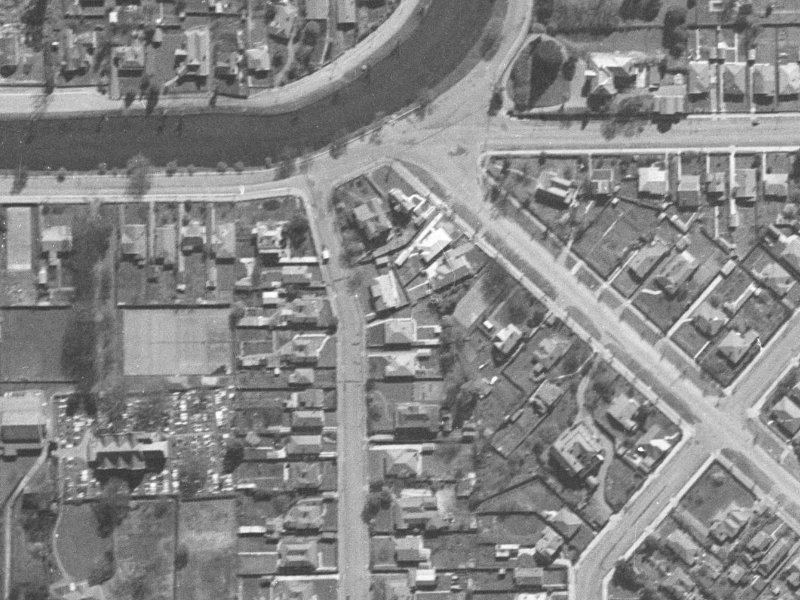 48 Trent Street from the air, 1940-1944