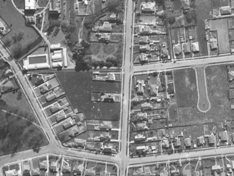 39 Straven Road from the air, 1940-1944