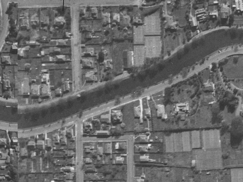 48 Avonside Drive from the air, 1940-1944