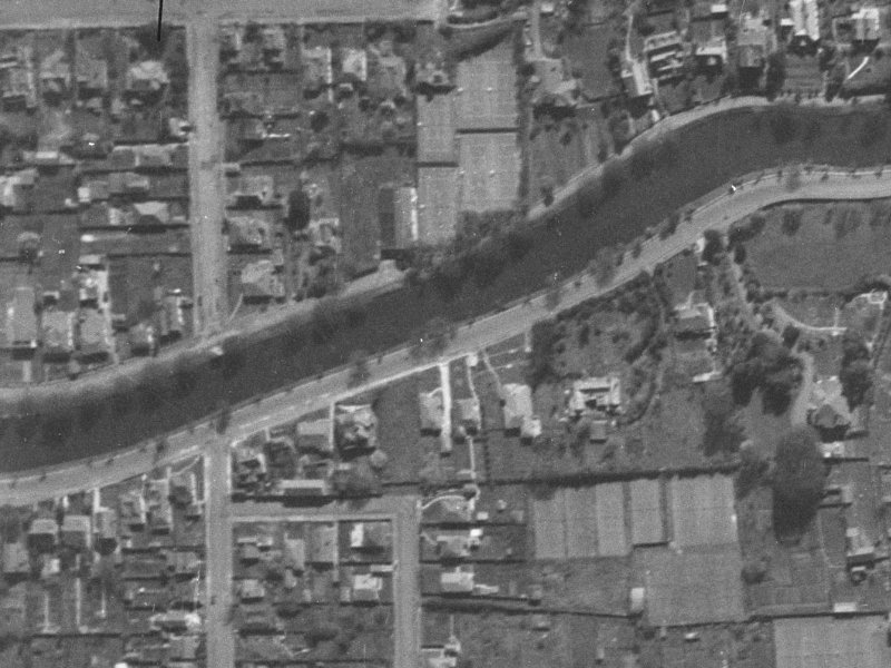 52 Avonside Drive from the air, 1940-1944