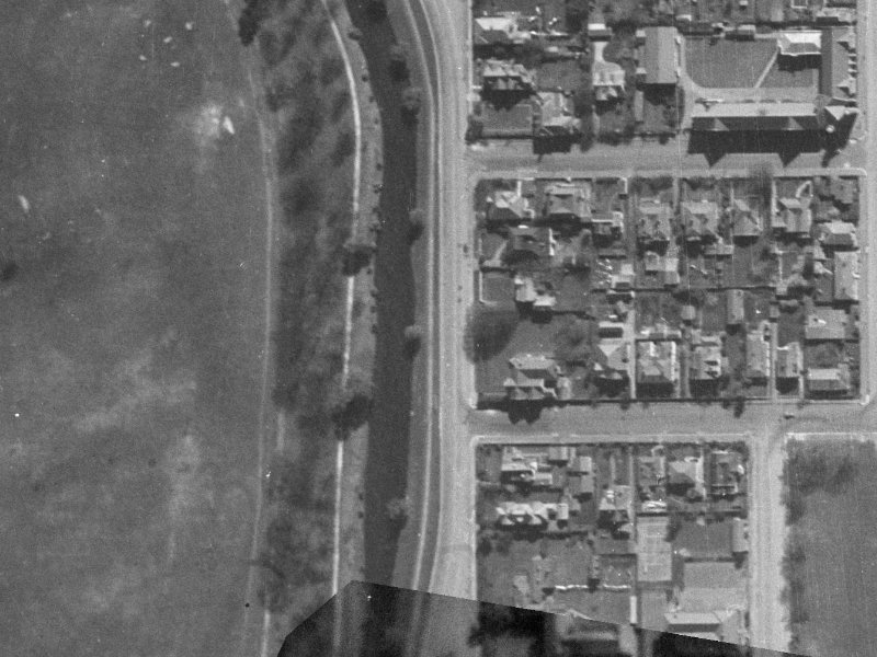 48 Park Terrace from the air, 1940-1944
