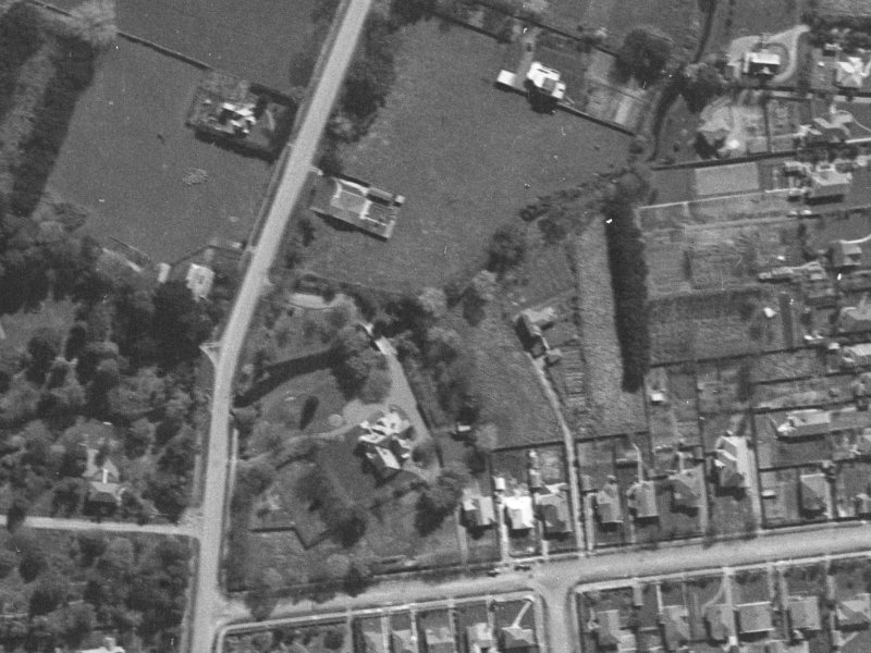 58 Clyde Road from the air, 1940-1944