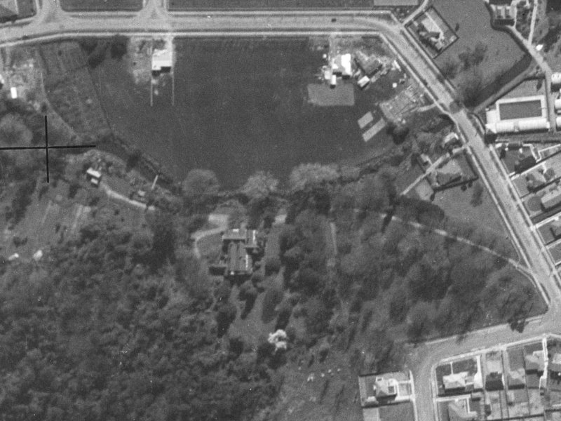 11 Girvan Street from the air, 1940-1944