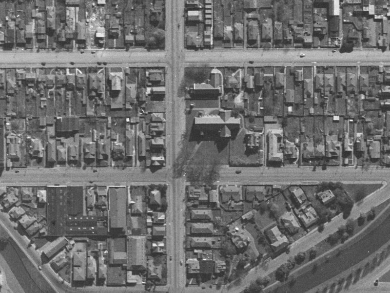 254 Manchester Street from the air, 1940-1944