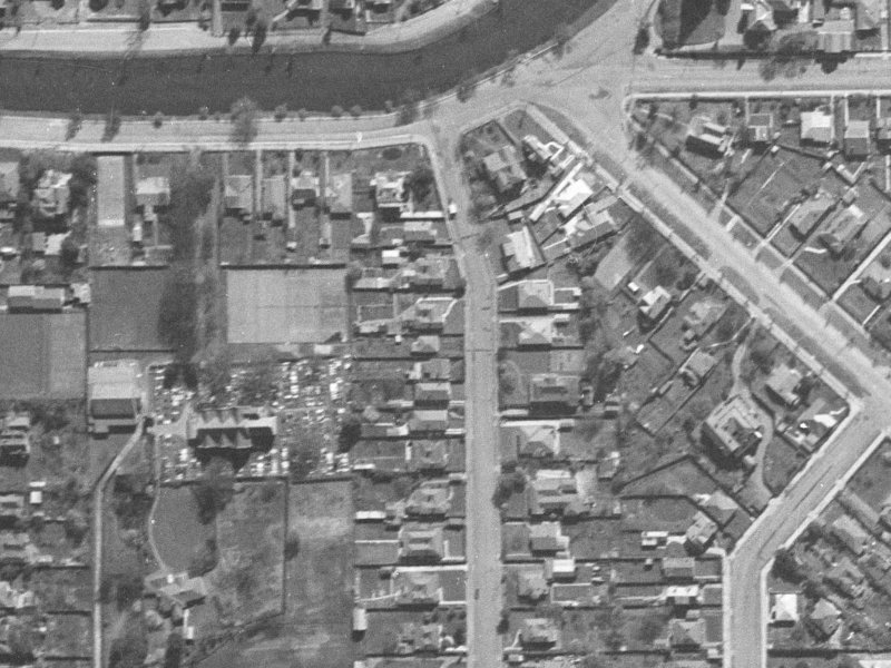 47 Trent Street from the air, 1940-1944