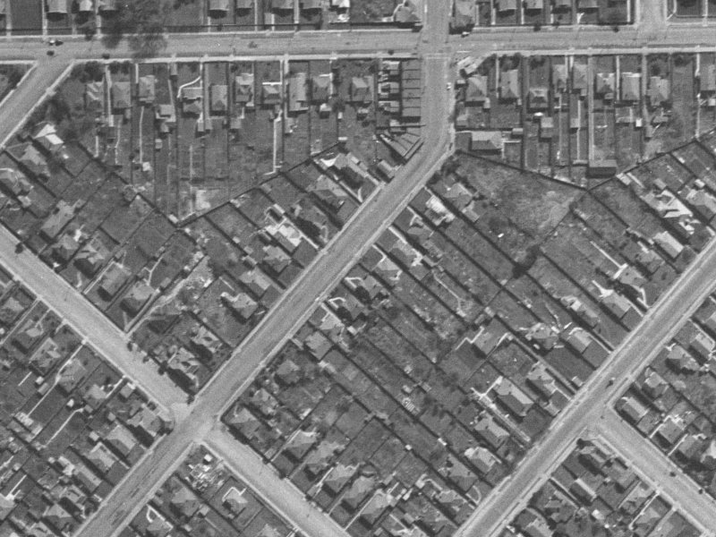 688 Gloucester Street from the air, 1940-1944
