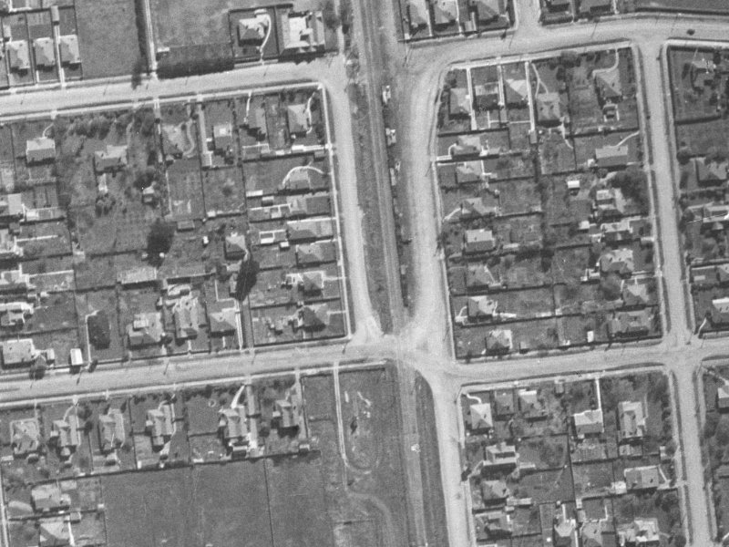 54 Matai St West from the air, 1940-1944