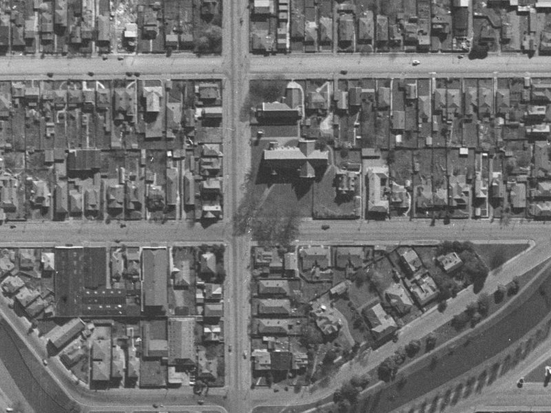 248 Manchester Street from the air, 1940-1944