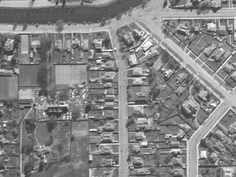 45 Trent Street from the air, 1940-1944